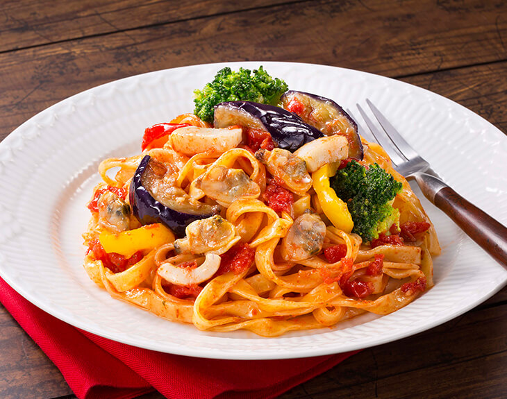 Tomato and Seafood Pasta
